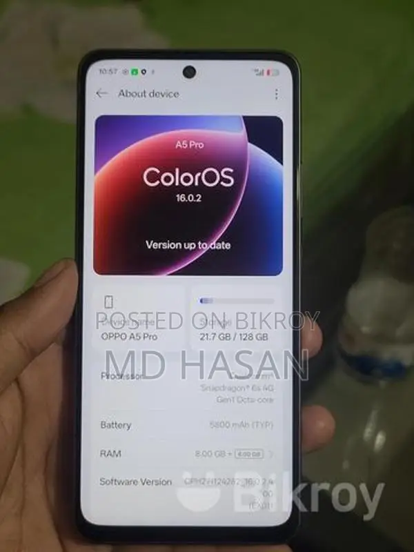 OPPO A5 Pro Android 16 (Used)