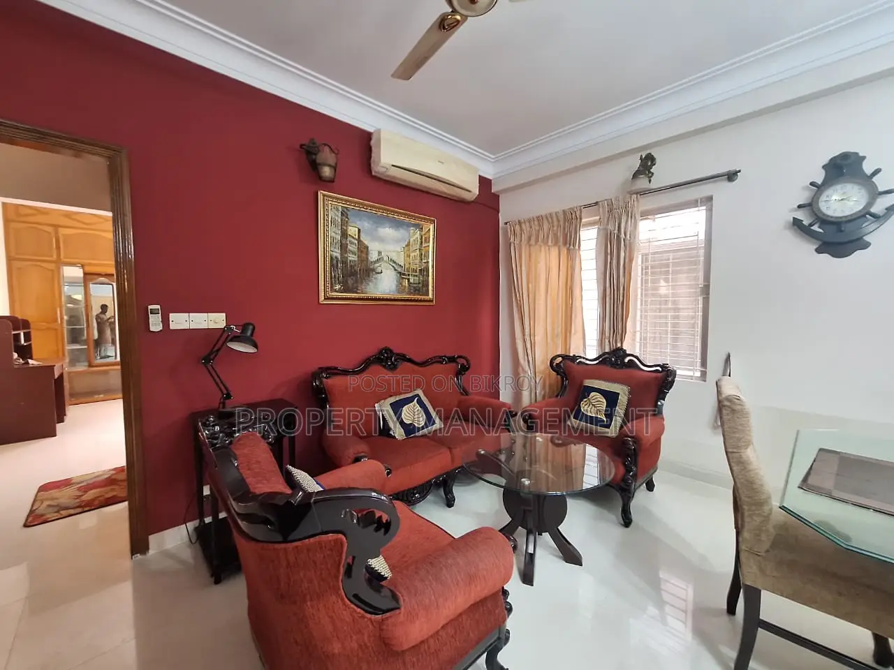 2200sqft Fully Furnished Apartment Rent Gulshan2 3bed Bath Nice View
