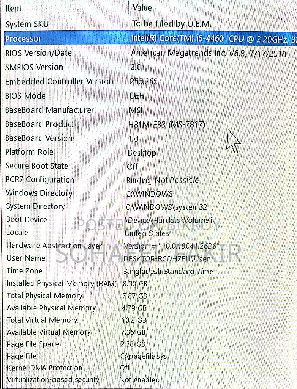 Intel i5 Ram-8GB SSD HD-256GB Samsung20'' 15000TK