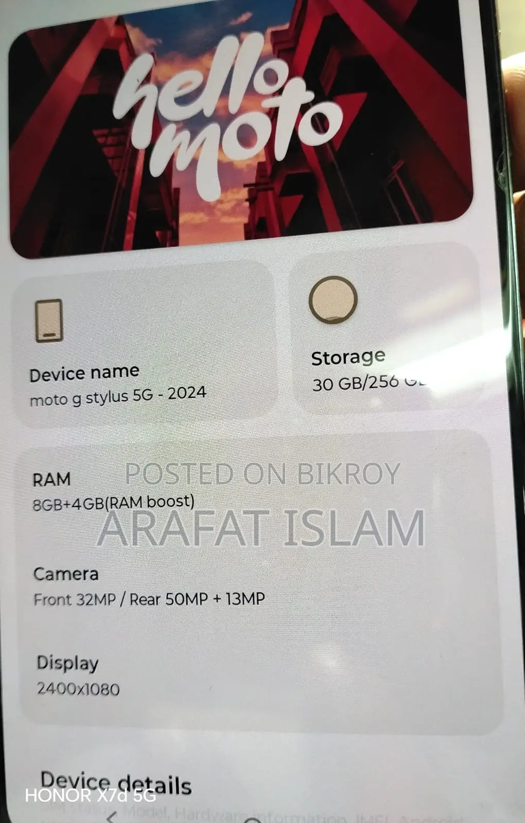 Motorola Moto G STYLUS 5G (Used)