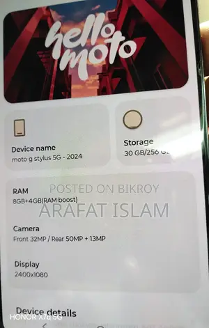 Motorola Moto G STYLUS 5G (Used)