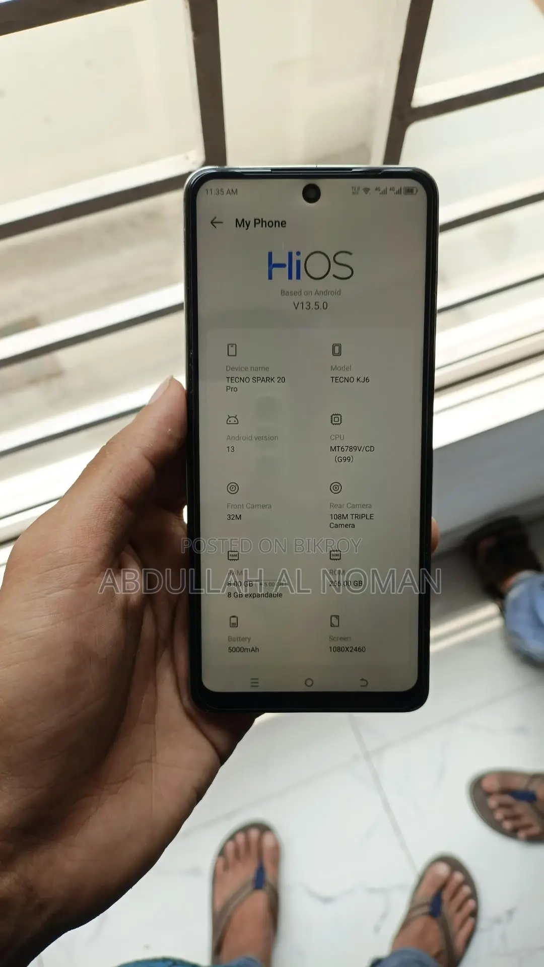 Tecno Spark 20 Pro+ 8+8/256 (Used)