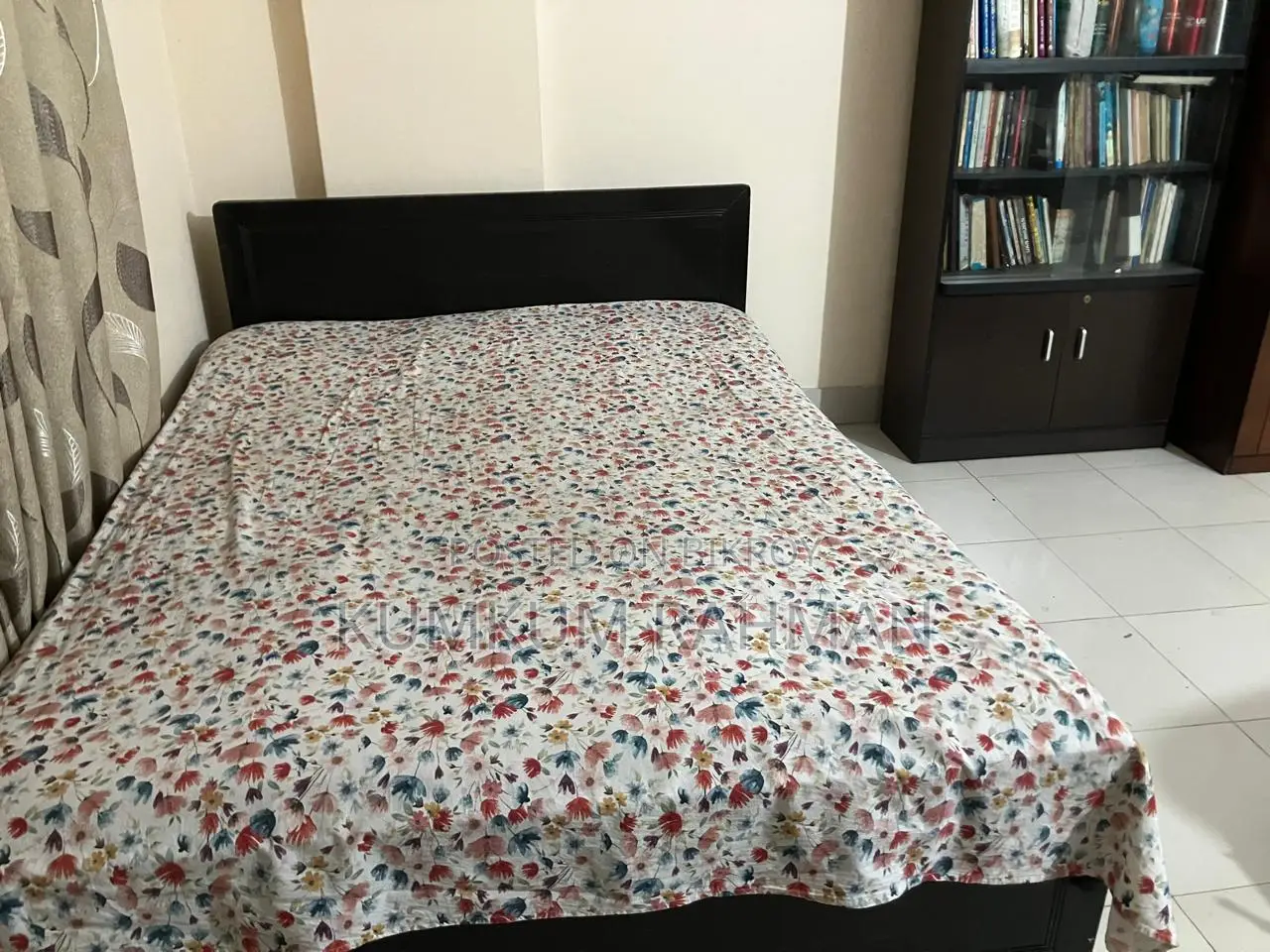 Wooden Bed- 5' X 7'