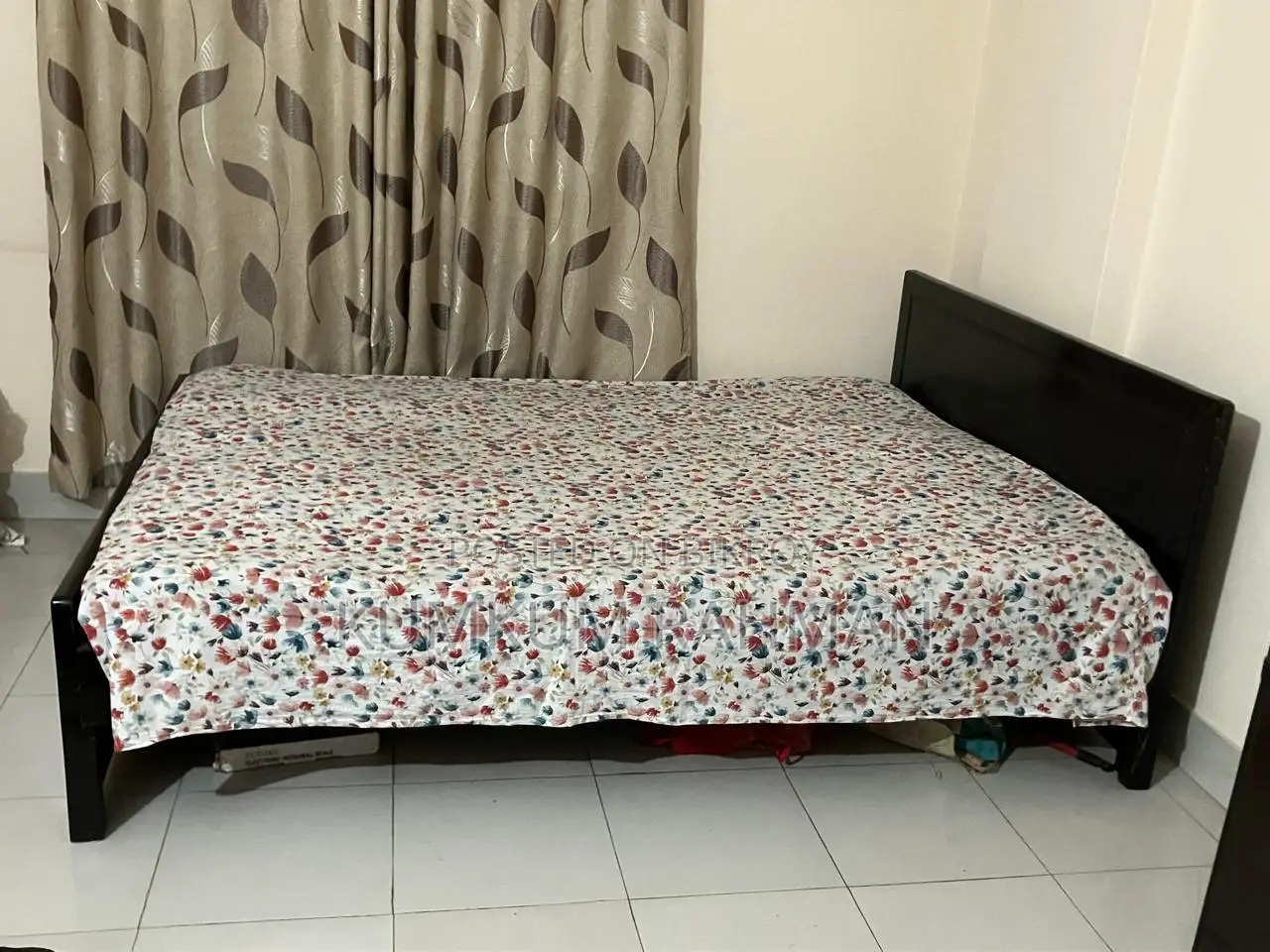 Wooden Bed- 5' X 7'