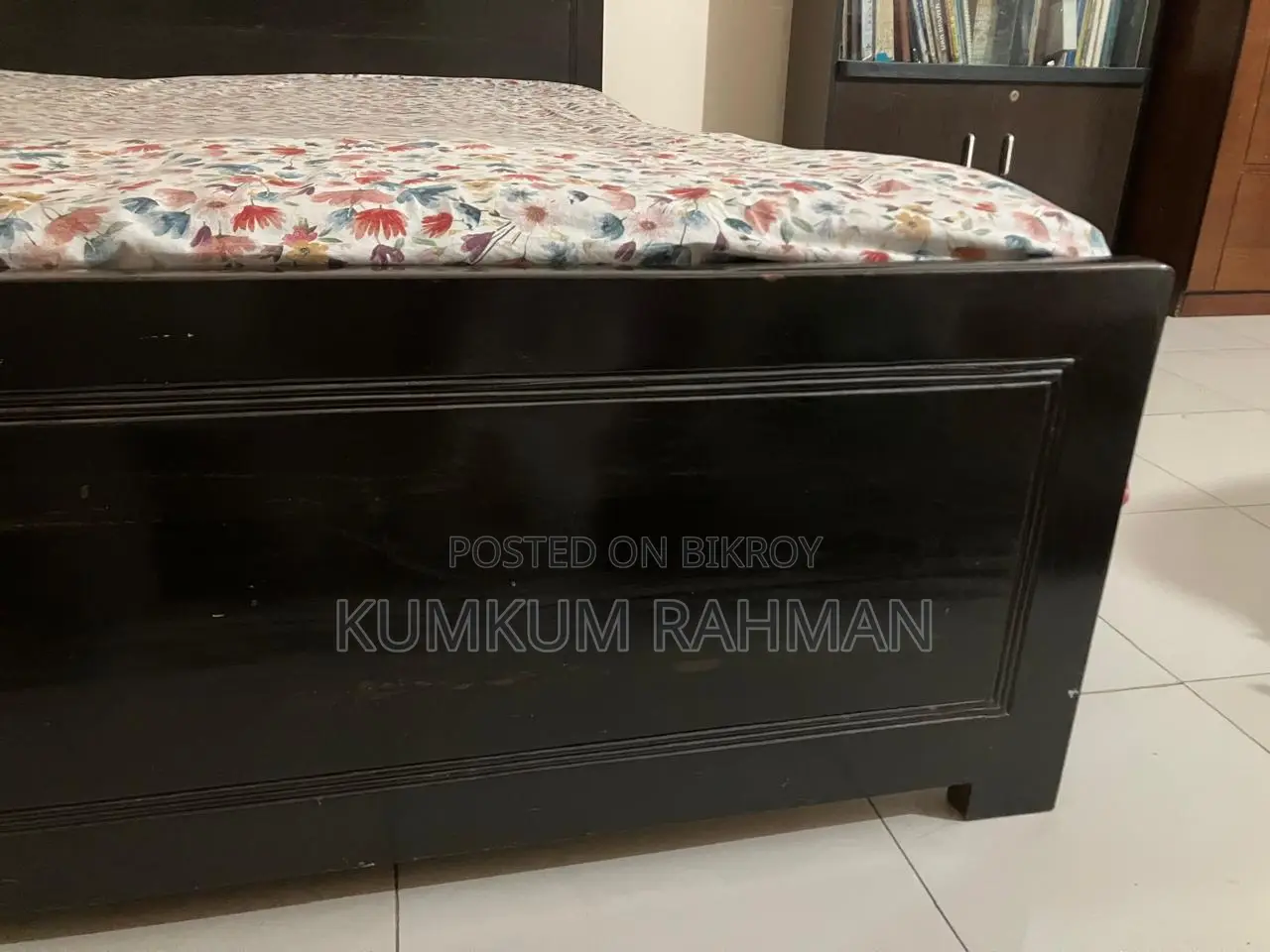 Wooden Bed- 5' X 7'