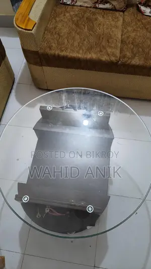 5 Seat Sofa with Big Round Tea Table