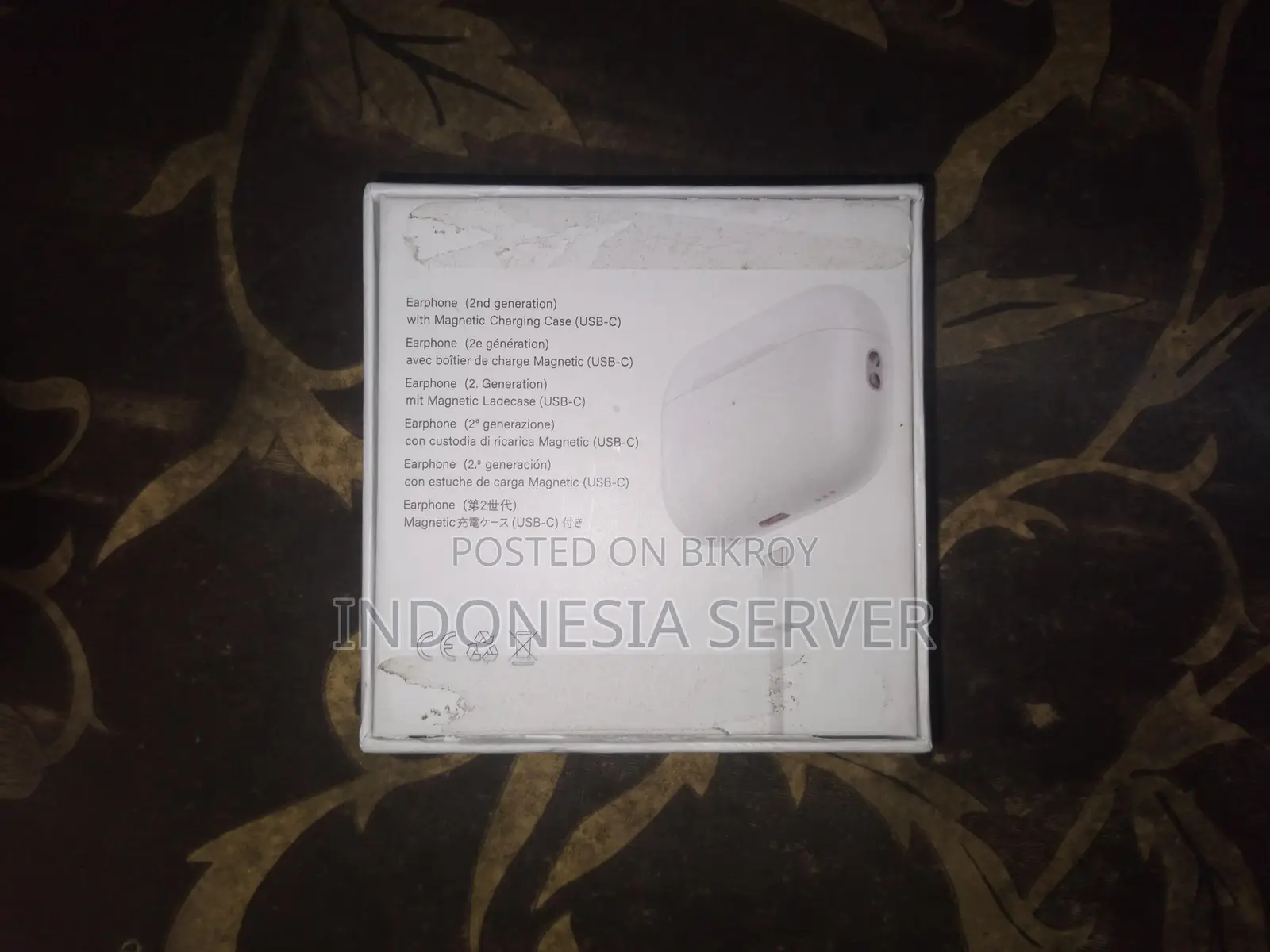 Apple AirPods Pro 2nd Gen Dubai Master Copy with 1 Stylish Cover Free
