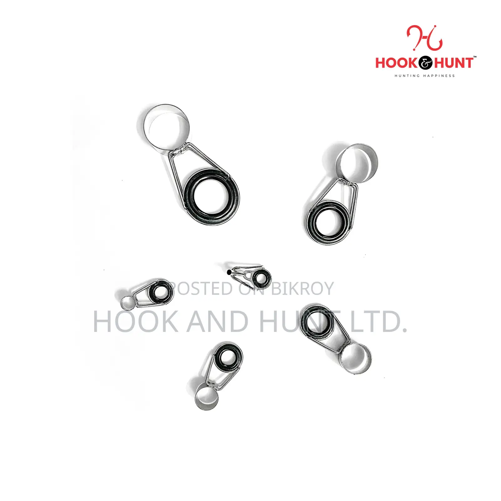 01-06 Fishing Rod Guide Rings Set | Ceramic Line Guides Hook Hunt