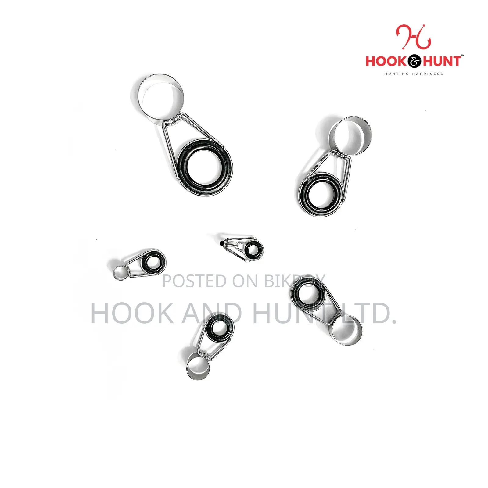 01-06 Fishing Rod Guide Rings Set | Ceramic Line Guides Hook Hunt
