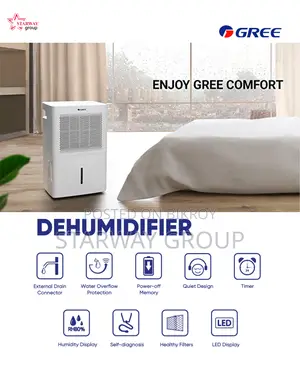 GD-40NL || গ্রি (Gree) ব্র্যান্ডের ৪০ লিটার ডিহিউমিডিফায়ার বাংলাদেশে।