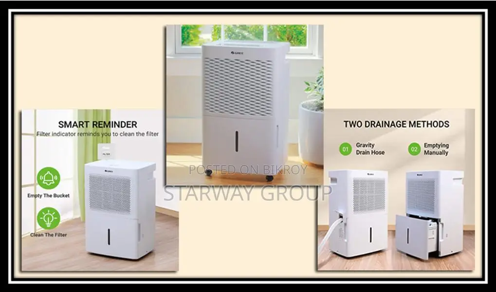GD-40NL || Gree Brand Dehumidifier 40 Liter in Bangladesh.