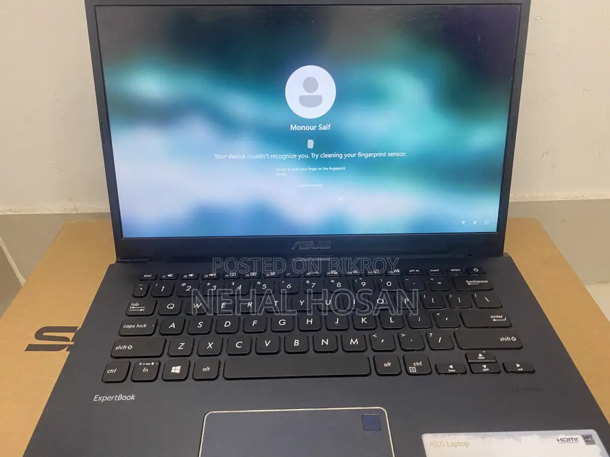 Asus ExpertBook P1 P1410CJA |i5 10th Gen | 8GB RAM|1TB HDD|Fingerprint