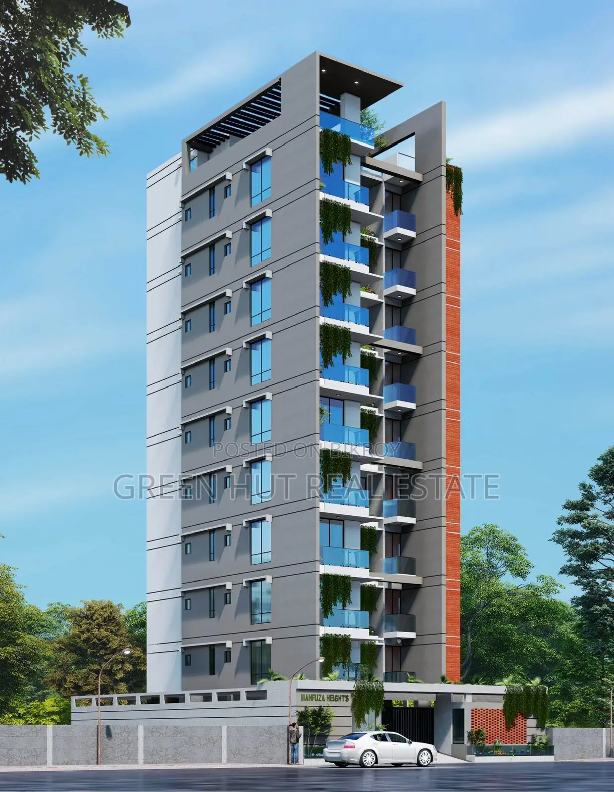 বিলাসবহুল সেমি ফেয়ার ফেস ফ্ল্যাট বিক্রয়ের জন্য
