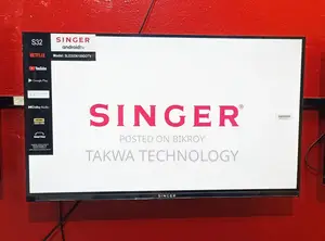 SINGER-32" Inch Google Frameless Voice Control TV