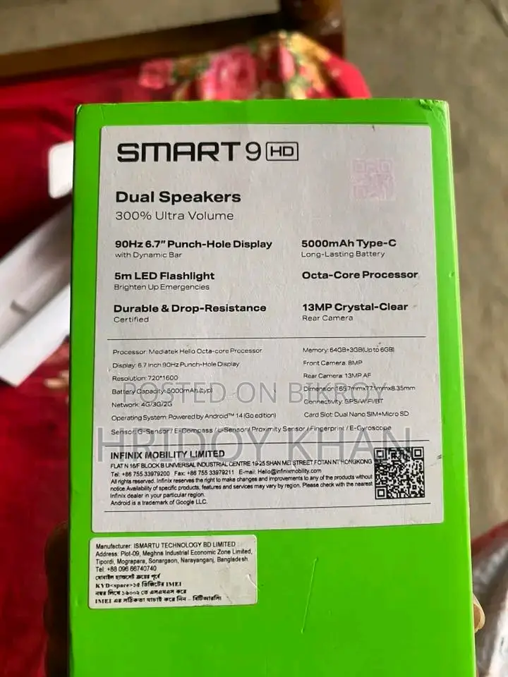 Infinix Smart 9 HD, (Used)