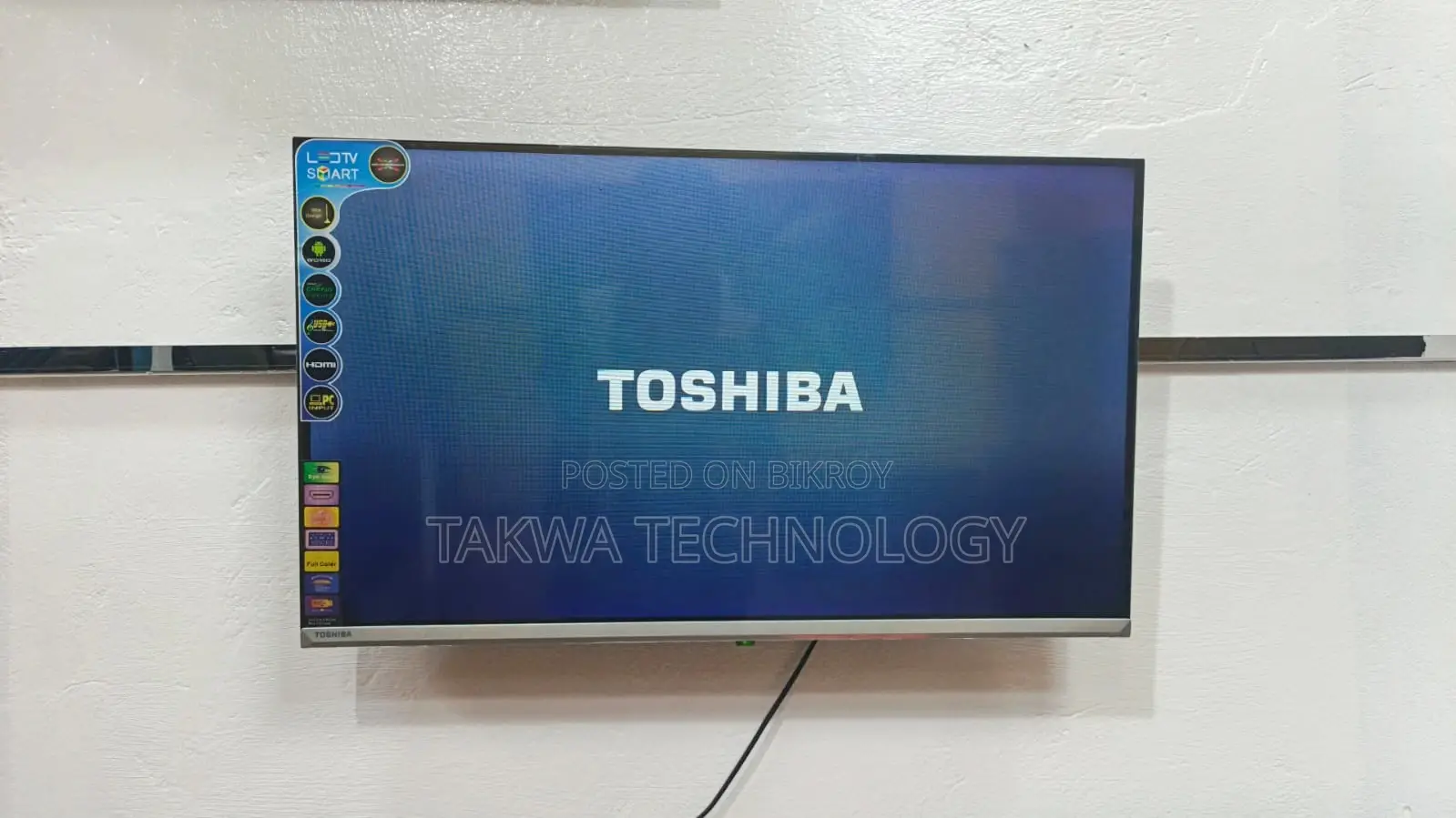 Toshiba-32" Inch Android Frameless Voice Control Dolby Sound Korean TV