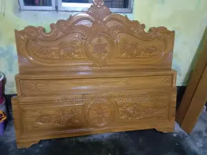 অরজিনাল সেগুন কাঠের খাট ৫/৭