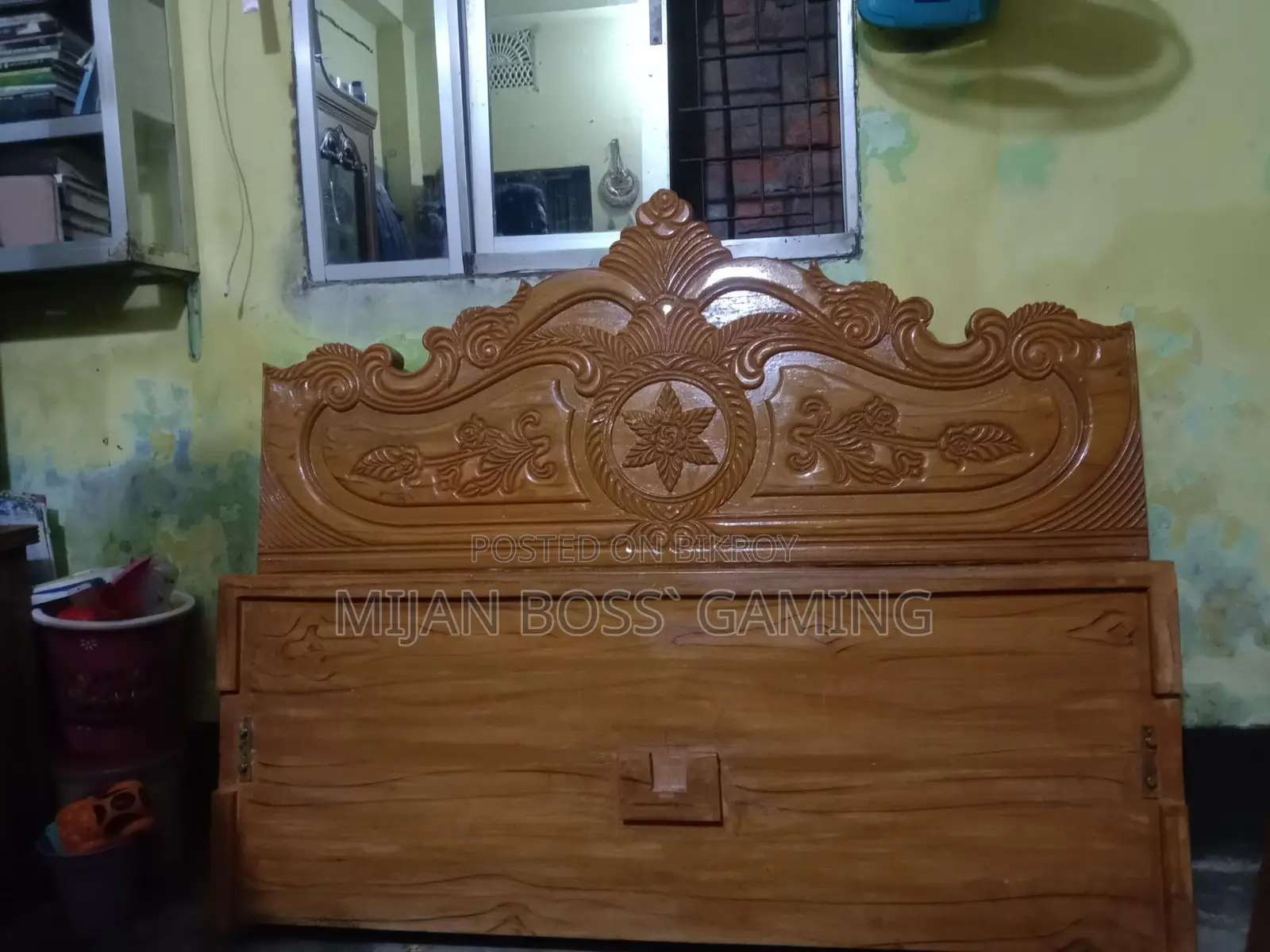 Original Teak Wood Bed 5/7