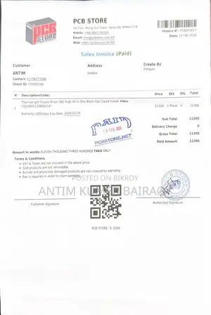 AIO Cooler for Sale (Thermalright Frozen Prism 360 ARGB)