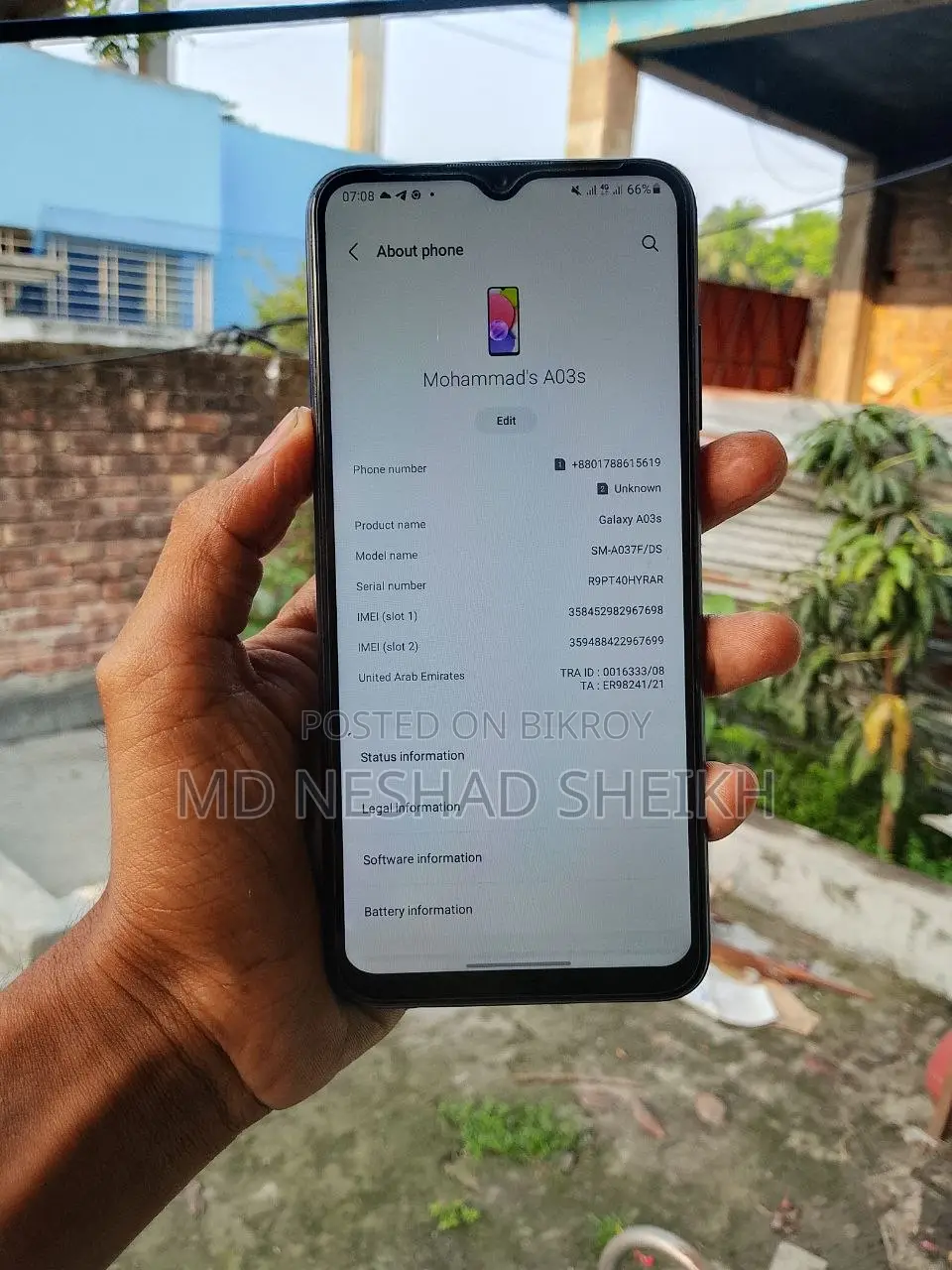 Samsung Galaxy A03S 4/64 (Used)