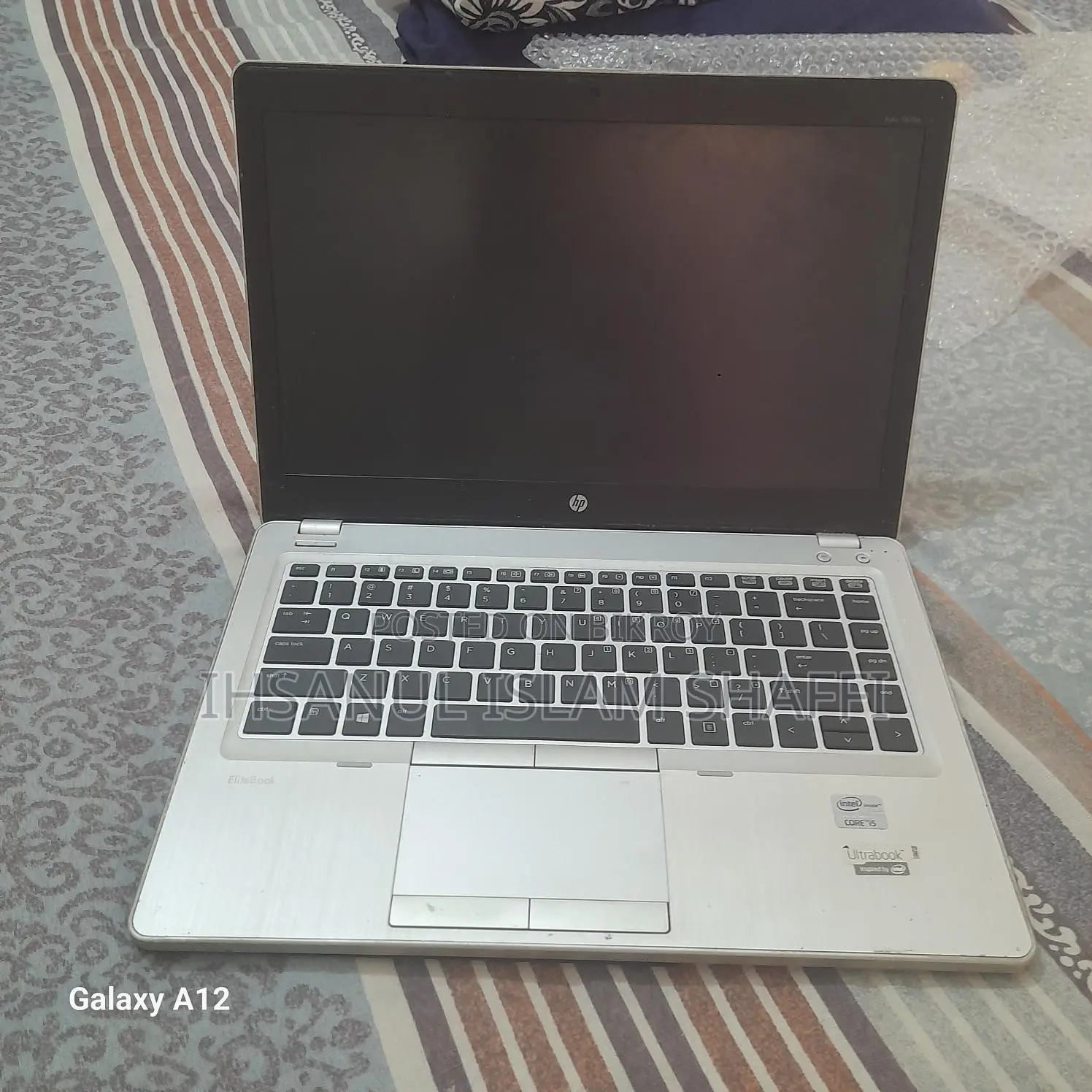 HP Elitebook Folio 9470m – Broken Display, No SSD Best for Fix/parts