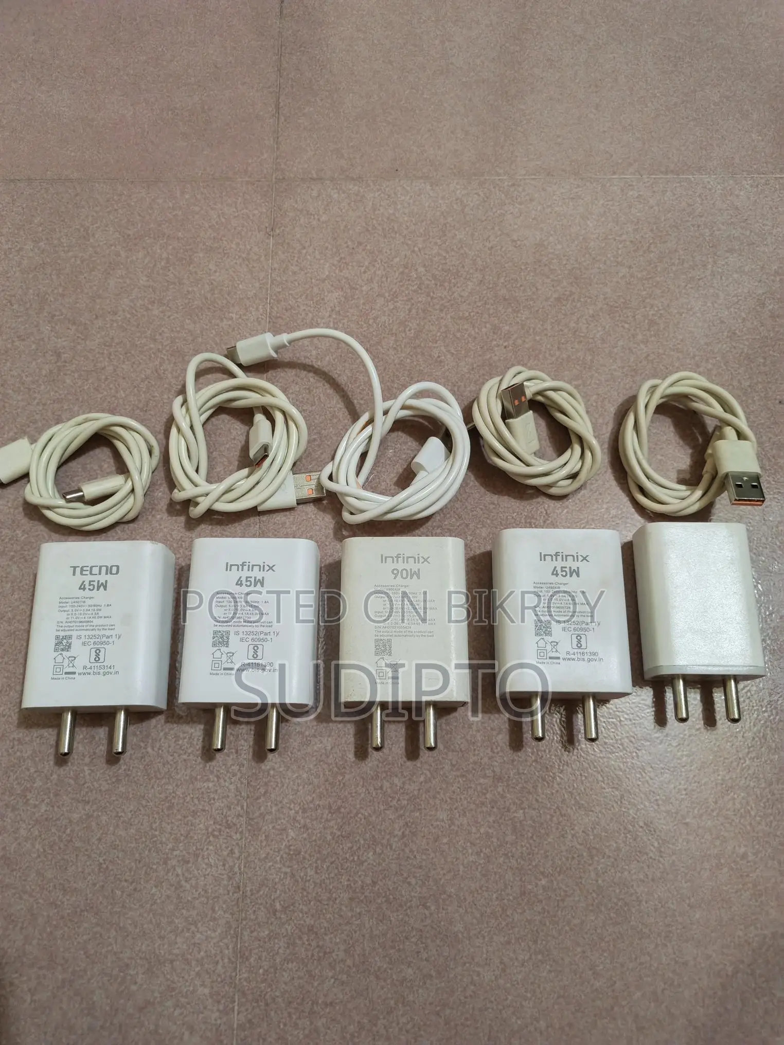 Tecno & Infinix Charger