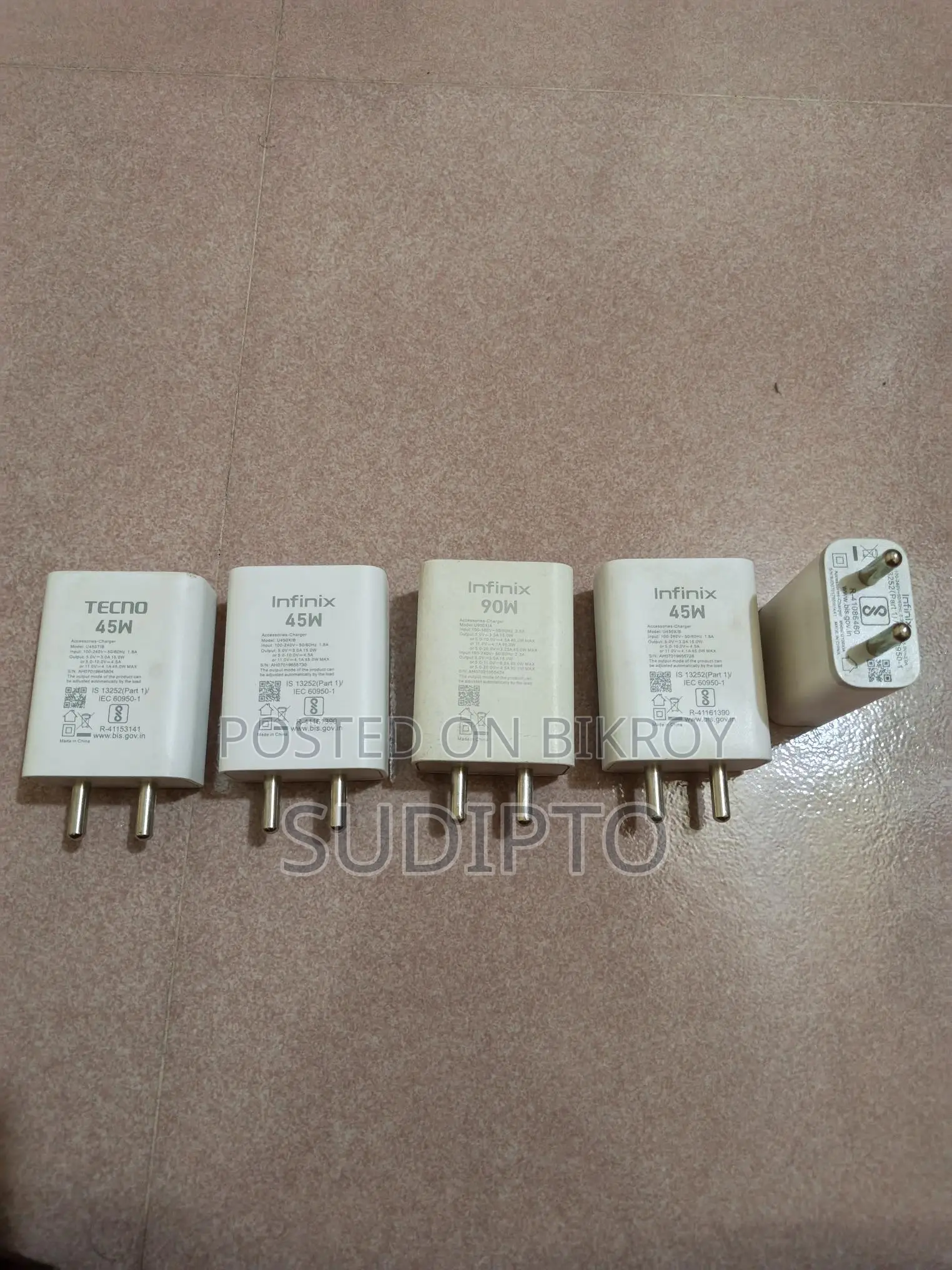 Tecno & Infinix Charger