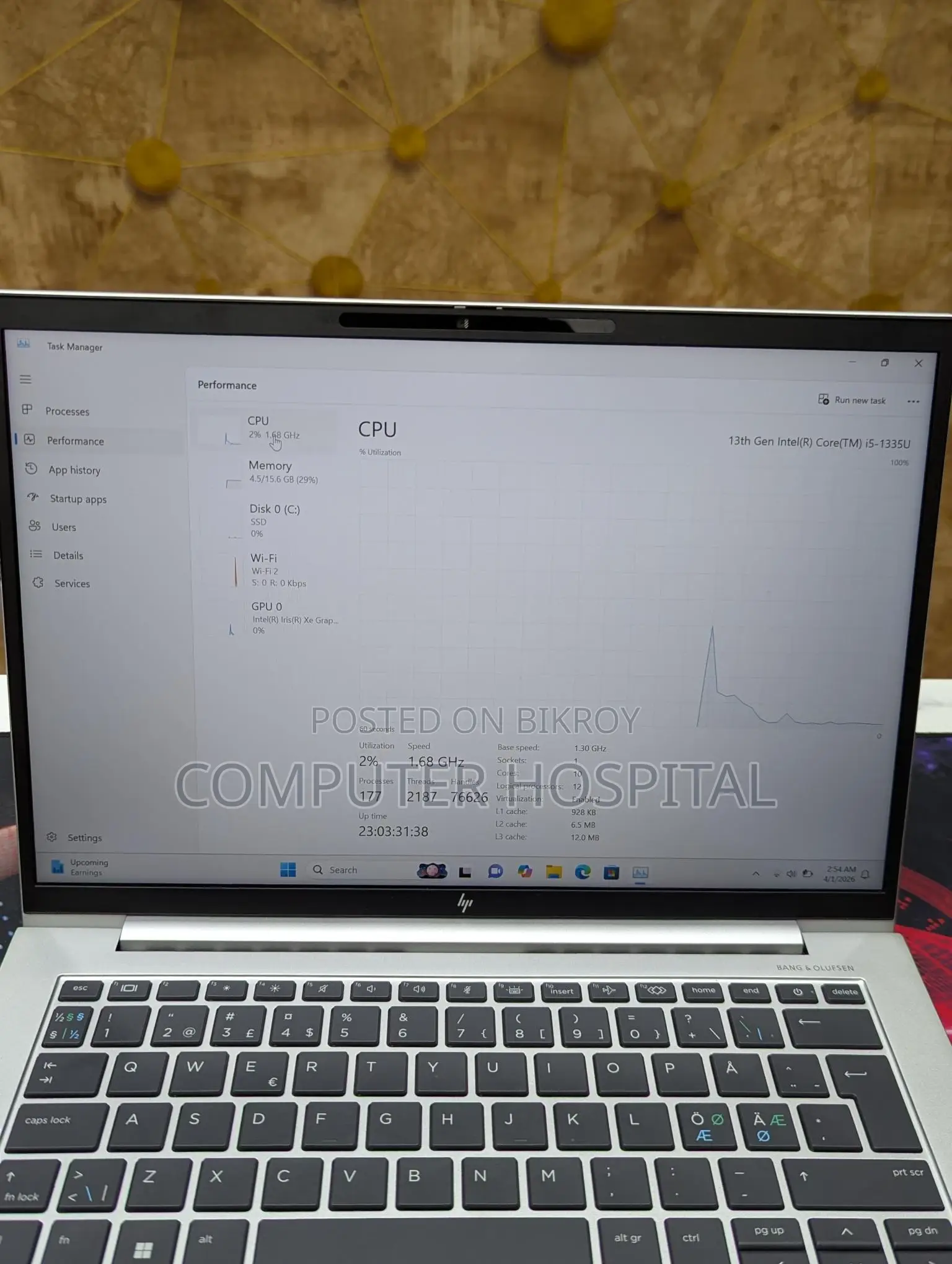 HP EliteBook 840 G10 | Intel Core i5 13th Gen RAM~16GB(Ddr5)_SSD~512GB