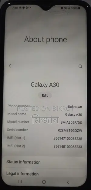 Samsung Galaxy A30 2022 (Used)