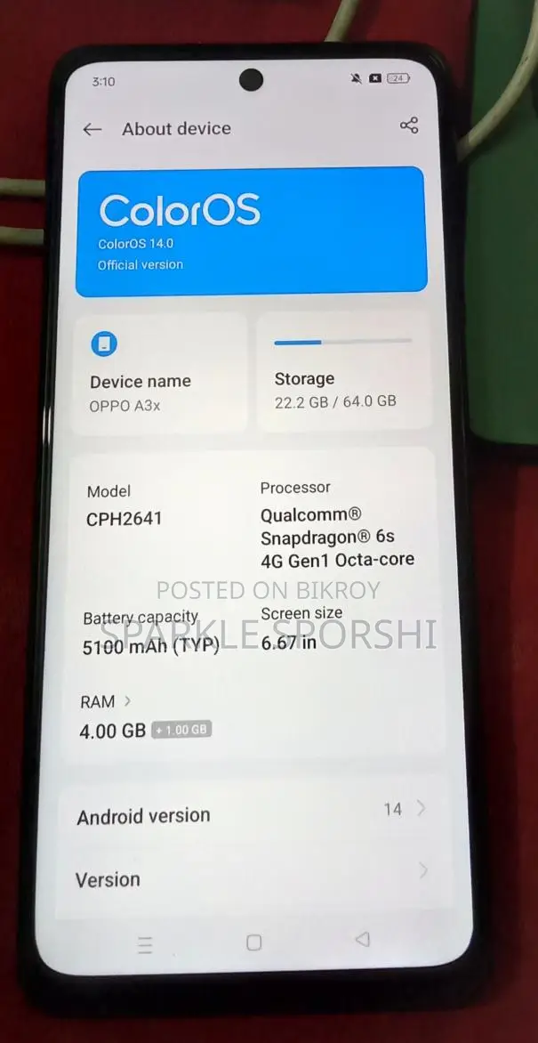OPPO A3x (Used)