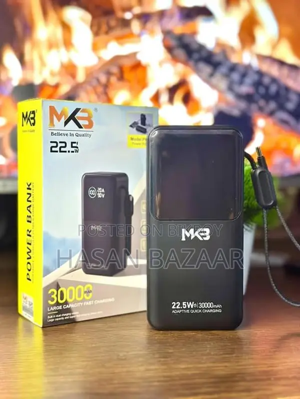 MKB Power Bank PK93 30000mAh 22.5W Fast Charging