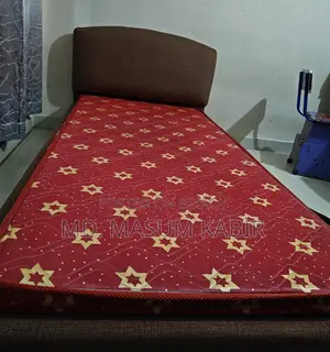 Single bed with mattress