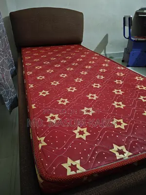 Single bed with mattress