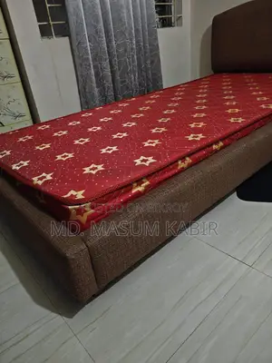 Single bed with mattress