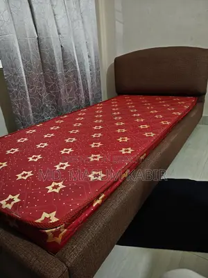 Single bed with mattress