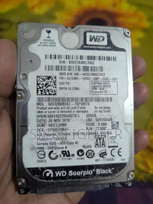 দুটি ল্যাপটপ এর হার্ডিক্স বিক্রয় করা হবে