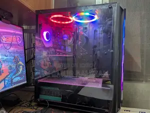 Complete Desktop Setup (PC + MSI Monitor + UPS)