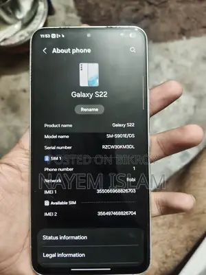 Samsung Galaxy S22 8 128 (Used)