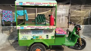 Indian Lemon Soda Machine with Cart