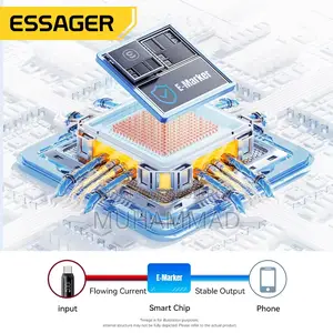 Essager 3 Meter Type C 100w Cable With Digital Wattmeter Display