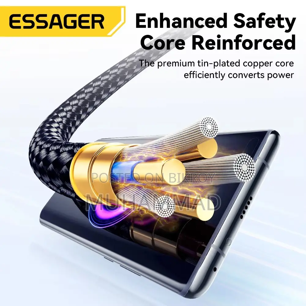 Essager 3 Meter Type C 100w Cable With Digital Wattmeter Display