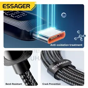 Essager 3 Meter Type C 100w Cable With Digital Wattmeter Display