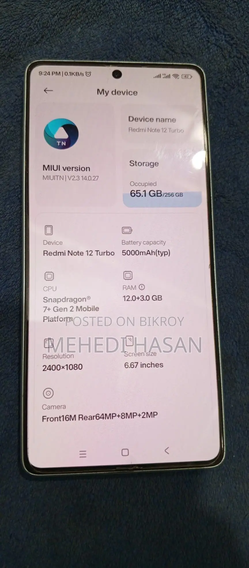Xiaomi Redmi Note 12 (Used)