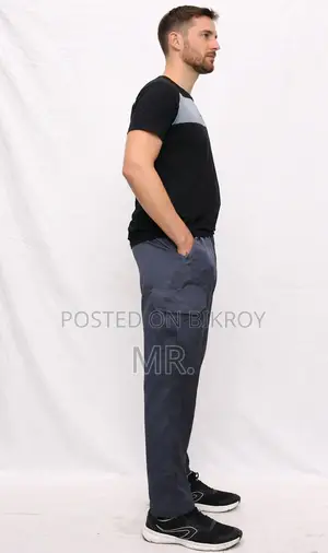 Ice Silk Fabric Trouser