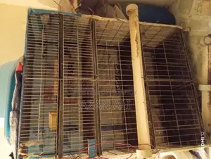 Cage made of small and large thick wire