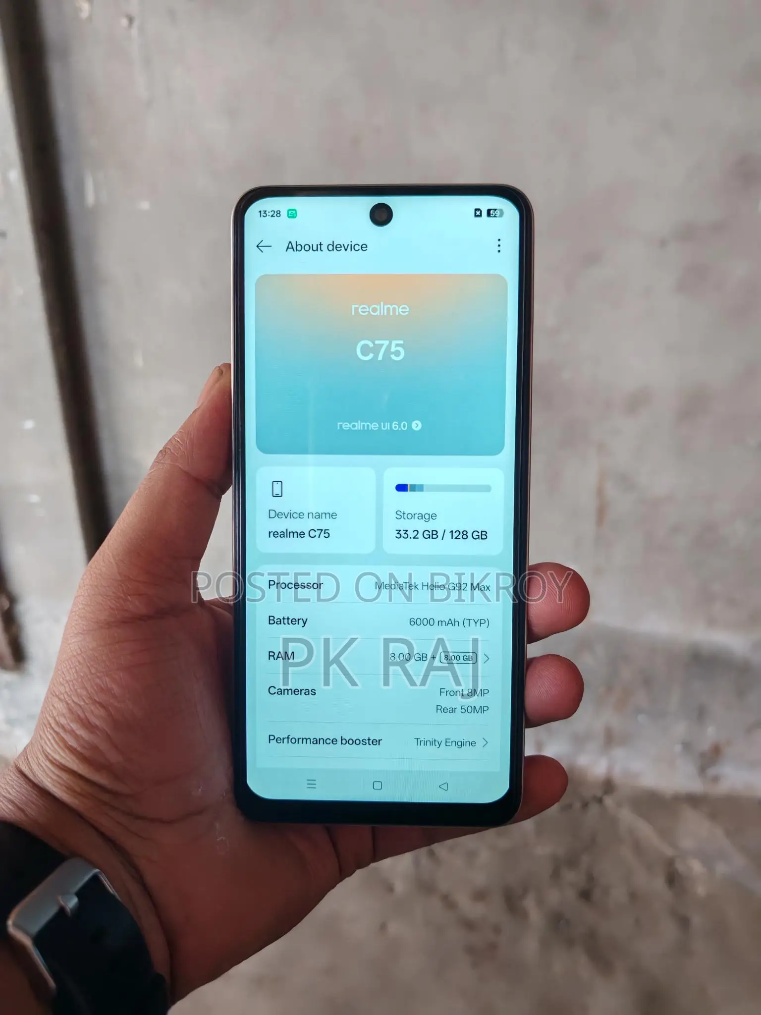 Realme C75 8/128 (Used)