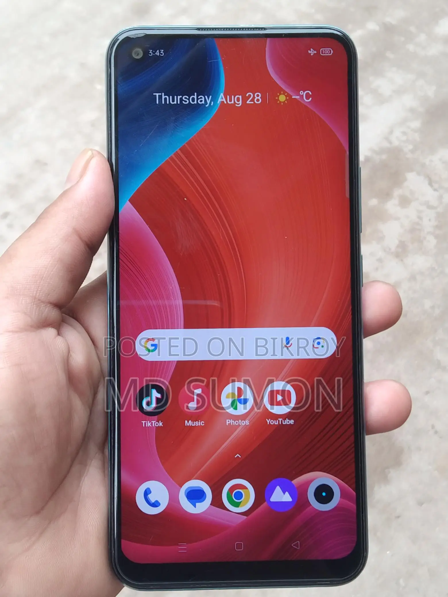 Realme 9 pro RAM 6 GB ROM 128 (Used)