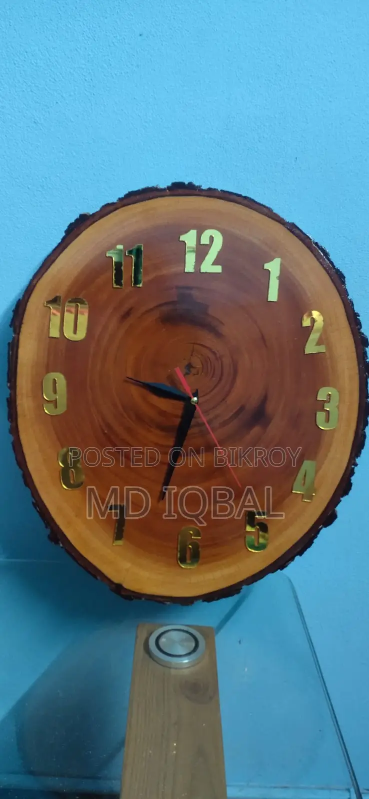 Mahogany Wood Clock