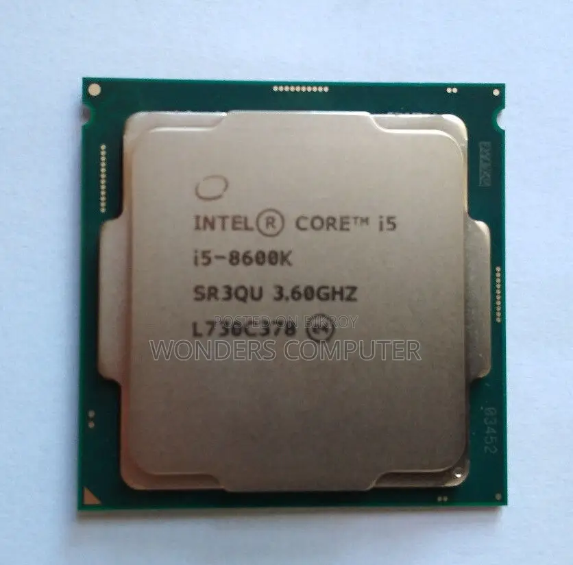 Core i5-8600K (8th Gen Coffee Lake) 6 Cores, 6 Threads