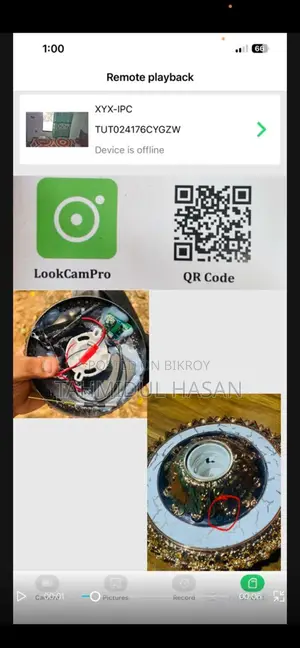 Super Hidden 4K Camera in Light Holder